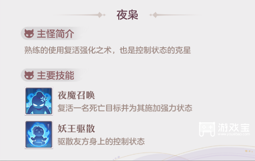 长安幻想十二妖将夜枭打法攻略