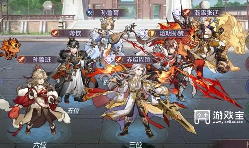 三国志幻想大陆火队最新阵容2023
