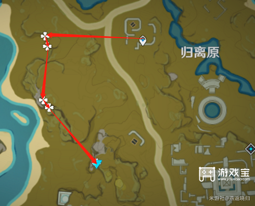 原神琉璃袋采集路线图攻略