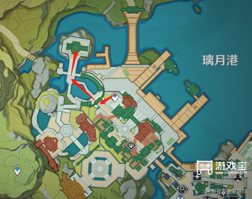 原神琉璃袋采集路线图攻略