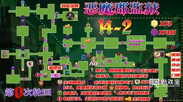 坎公骑冠剑14-2全收集攻略