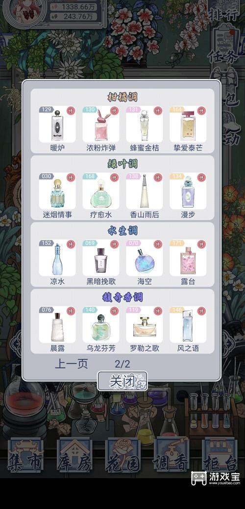 花与香水与猫香水考级攻略