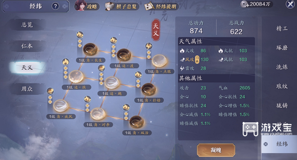 天涯明月刀手游天义棋盘搭配推荐攻略