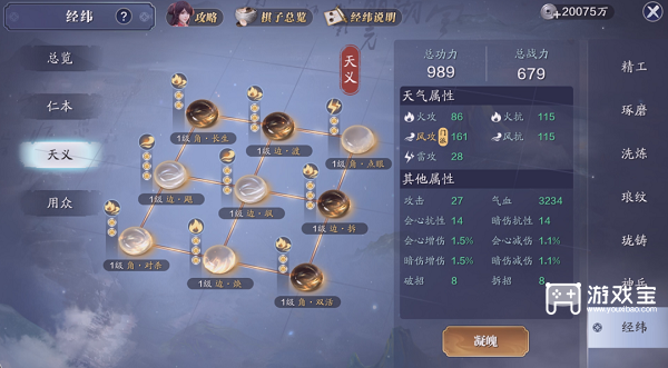 天涯明月刀手游天义棋盘搭配推荐攻略
