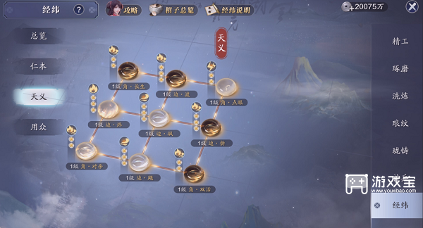 天涯明月刀手游天义棋盘搭配推荐攻略