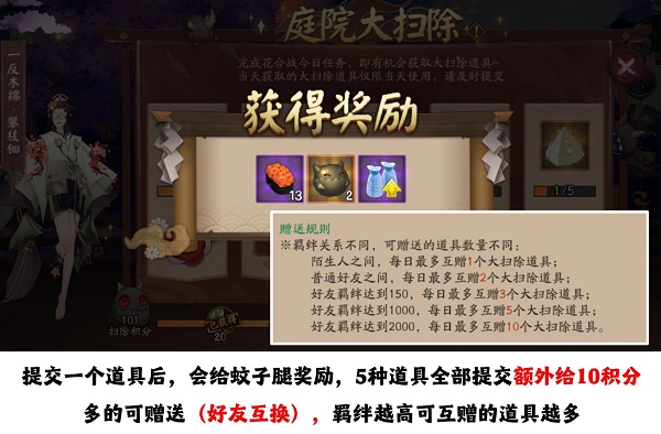 阴阳师庭院大扫除活动攻略