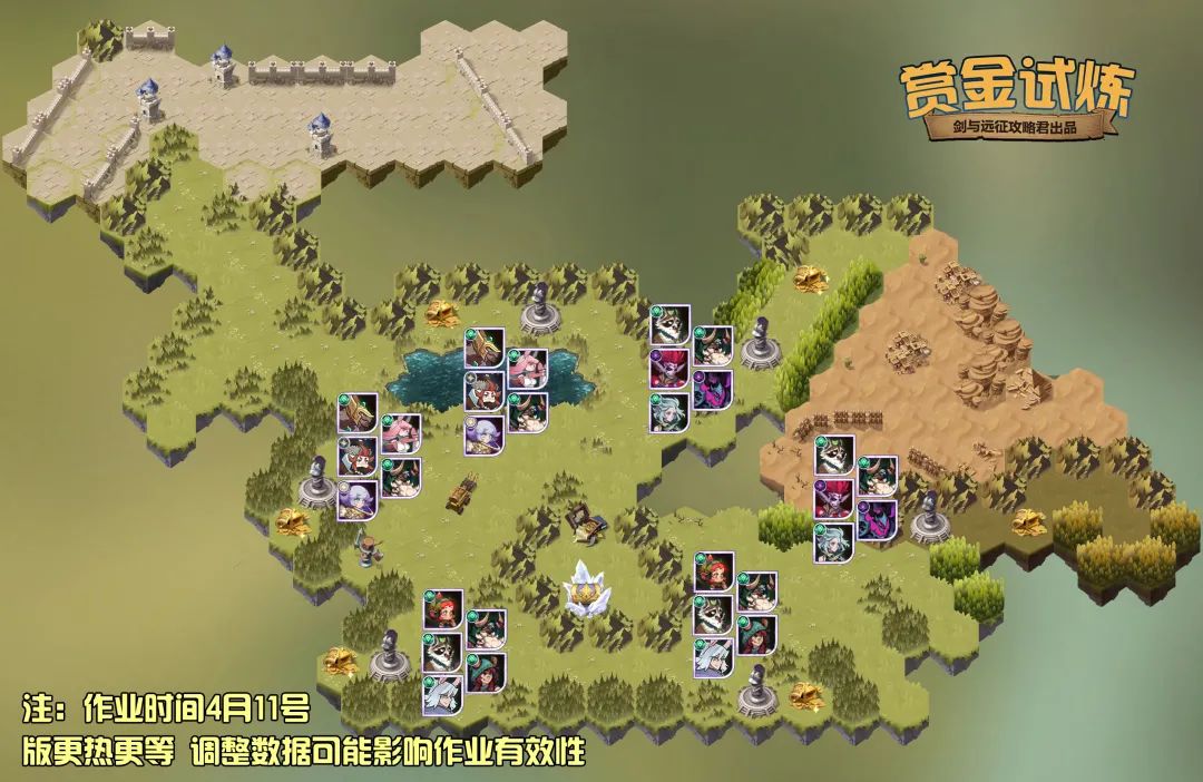 剑与远征撼山铁拳奥库赏金试炼之地攻略阵容图