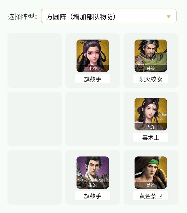 卧龙吟2大乔阵容搭配攻略