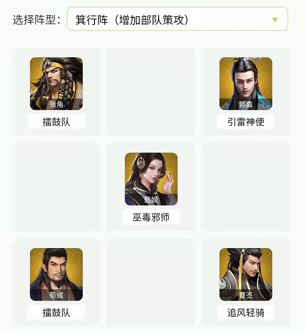 卧龙吟2郭嘉阵容搭配推荐