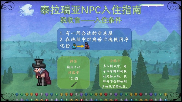 泰拉瑞亚npc入住条件大全图最新