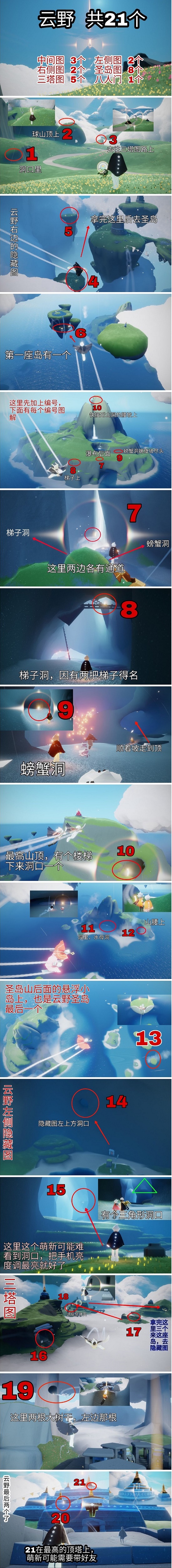 光遇小金人全部位置大全最新2022图解