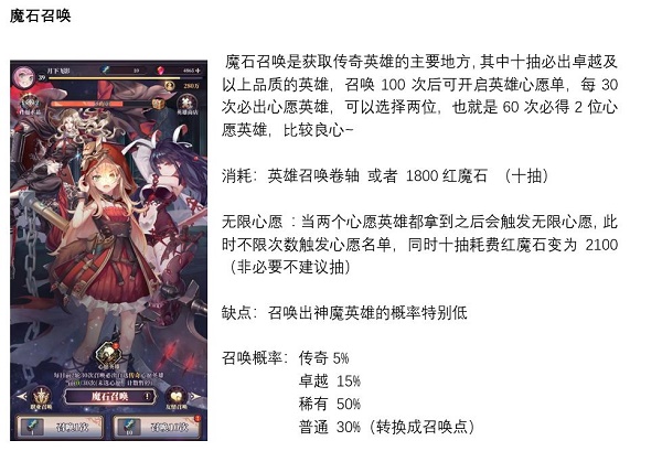 绯石之心英雄召唤攻略