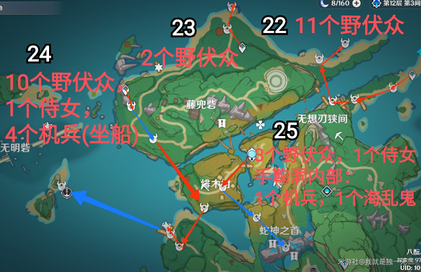 原神2.0稻妻锄新怪刷材料详细路线图攻略大全