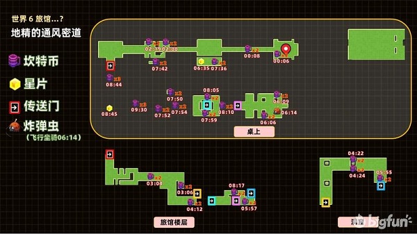 坎公骑冠剑世界6旅馆噩梦全收集攻略大全