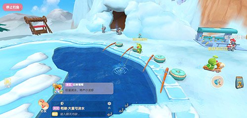 摩尔庄园手游雪山钓鱼场位置在哪