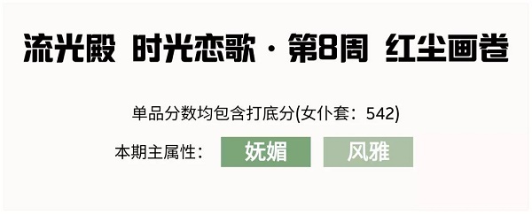 爱江山更爱美人流光殿红尘画卷搭配攻略
