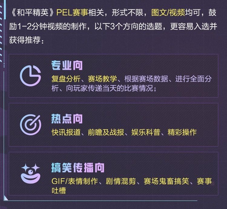 和平精英和平营地官方赛事作者团招募活动介绍