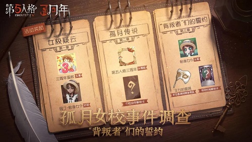 第五人格背叛者们的誓约剧情攻略