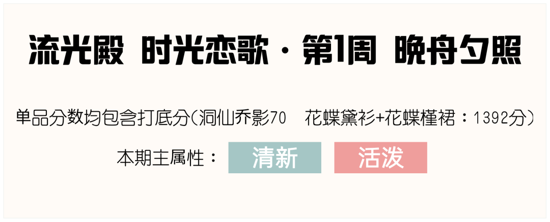 爱江山更爱美人流光殿时光恋歌晚舟夕照搭配攻略