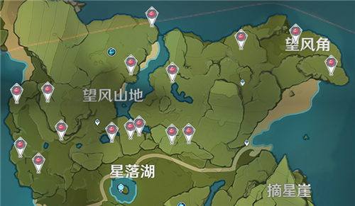 原神落落莓哪里采集分布图