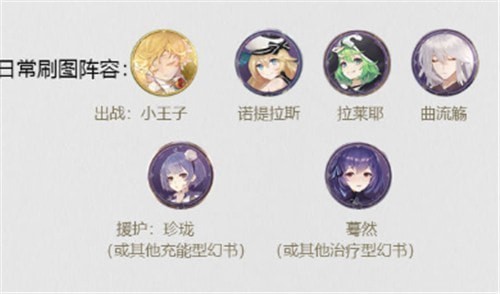 幻书启世录小王子阵容怎么搭配？