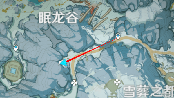 原神雪山三个匣子位置分布图