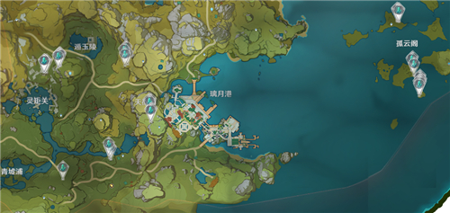 原神水晶块哪里多分布位置