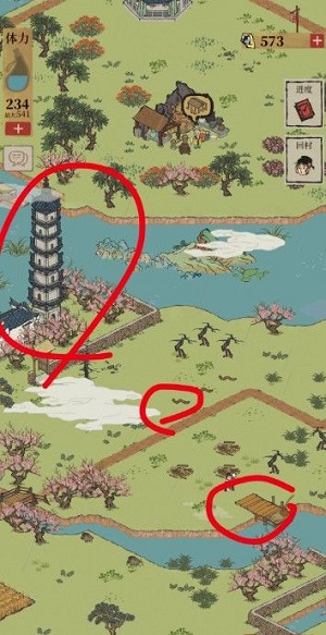 江南百景图钓鱼台放哪里？
