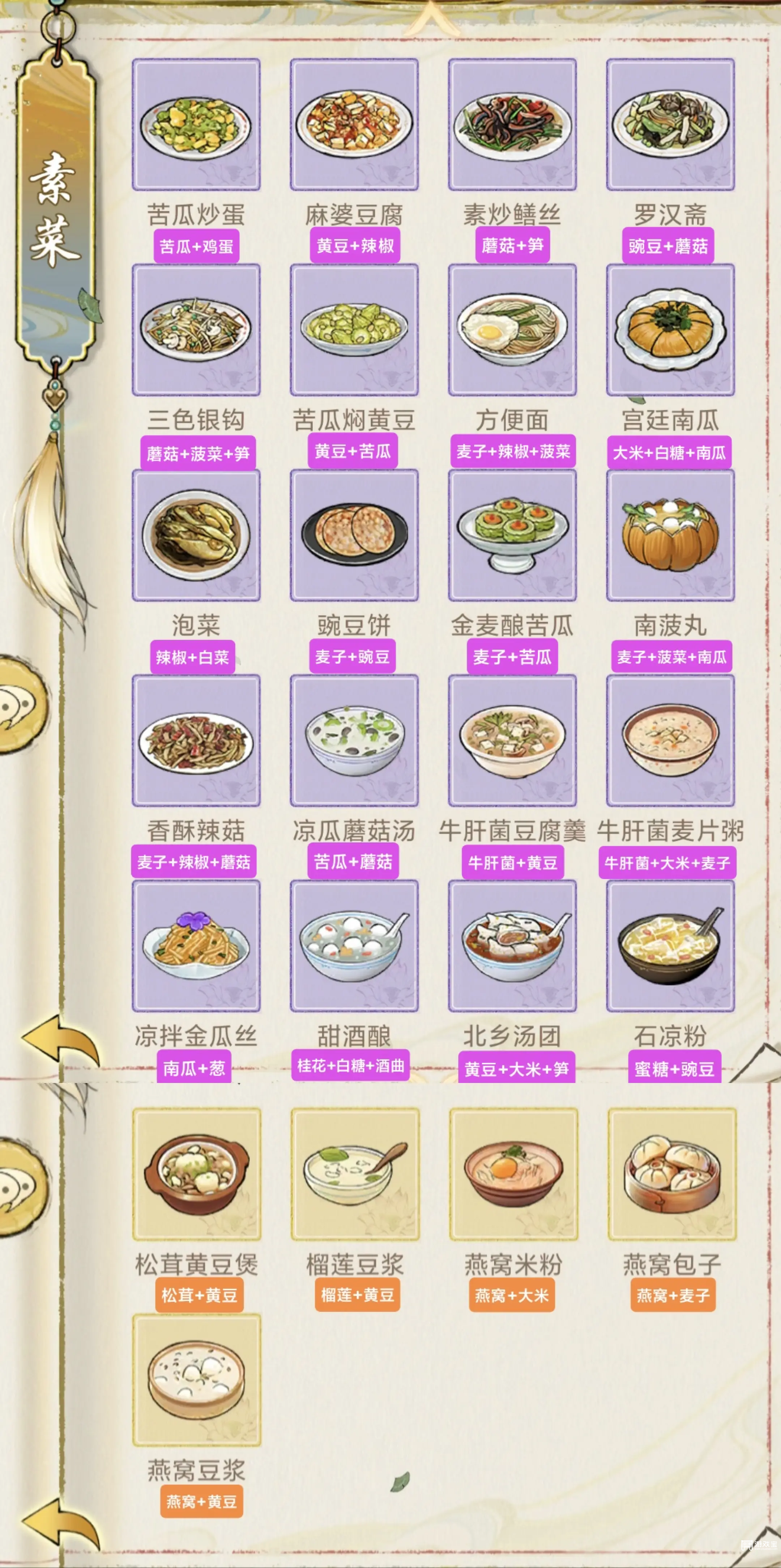 华夏千秋素菜食谱大全最新汇总2025